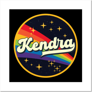 Kendra // Rainbow In Space Vintage Style Posters and Art